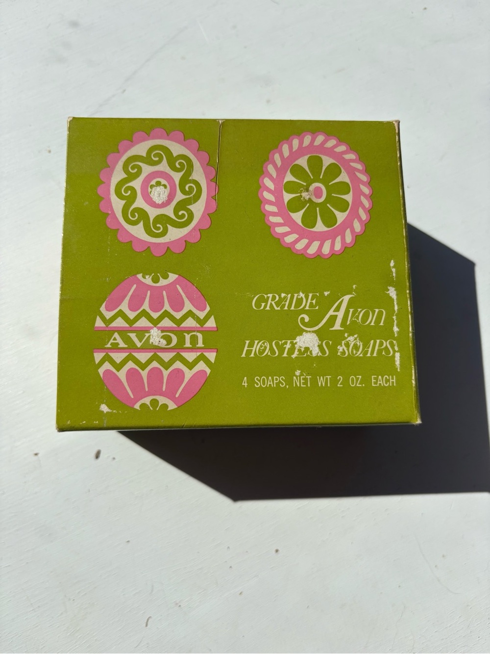 Avon Pink & Green Hostess Soaps